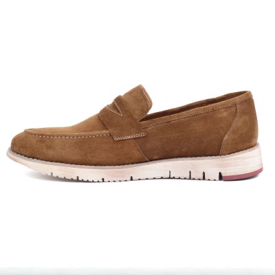 Mocassin homme HOMME MODERNE Taupe – Cuir élégant