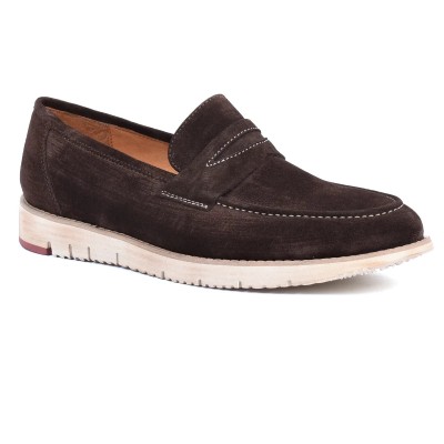Mocassin homme HOMME MODERNE Marron – Cuir de qualité