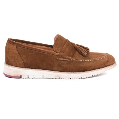 Mocassin homme HOMME MODERNE Taupe – Cuir élégant